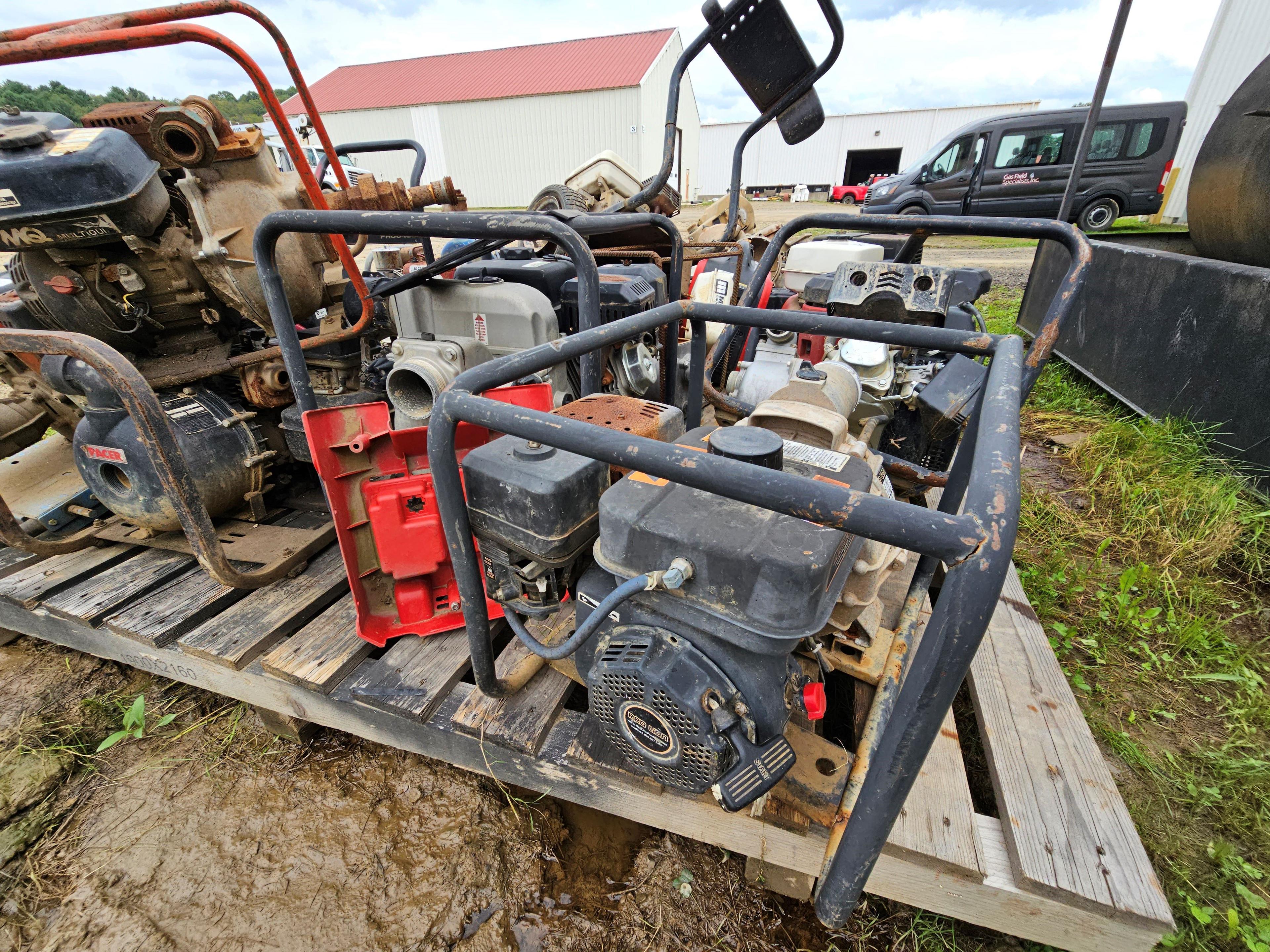 Pallet of small Generators