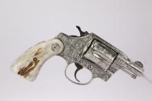 1966 Custom engraved Colt Detective Special .38 Special 2" Double Action Revolver