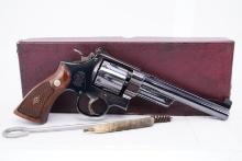 Boxed Smith & Wesson Model of 1950 .45 Target, Pre-Model 26 .45 ACP 6.5" Revolver, MFD 1955