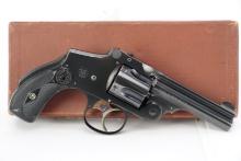 Smith & Wesson New Departure .38 S&W 5th Model Safety Hammerless DAO Revolver & Box