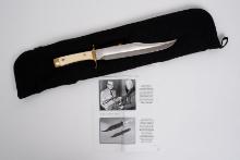 exquisite Vintage Handmade Jimmy Lile Custom Bowie Knife
