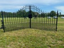 Decorative gate (deer)