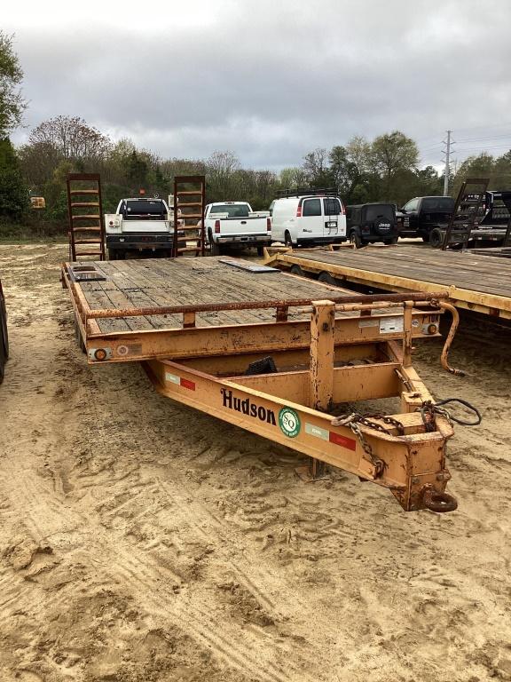 2016 HUDSON 7 TON EQUIPMENT TRAILER