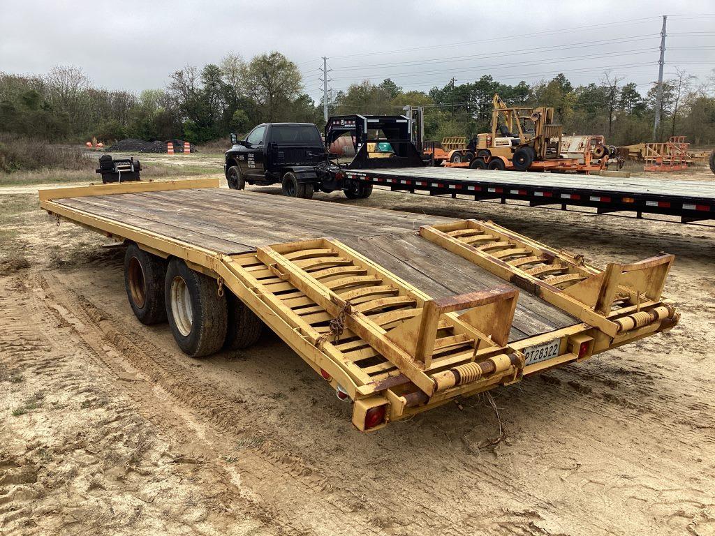 1997 REID 10 TON EQUIPMENT TRAILER