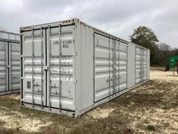 NEW 40 FT CONTAINER WITH 2 SIDE DOORS