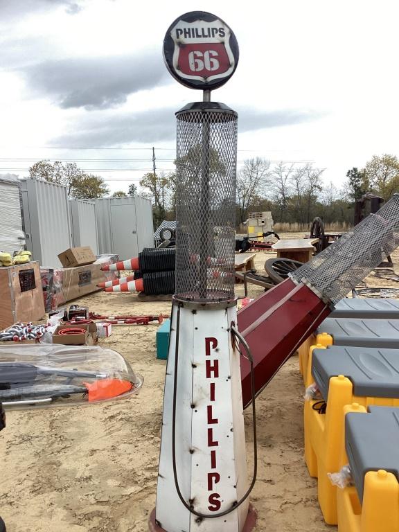 PHILLIPS GAS PUMP METAL