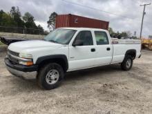 2002 CHEVROLET 2500 PICKUP