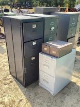 3 FILE CABINETS