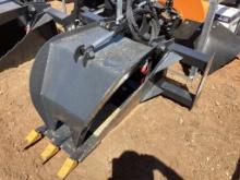 NEW WOLVERINE SKIDSTEER STUMP BUCKET W/GRAPPLE