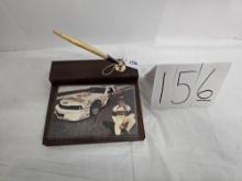 Havoline Racing Desk Pen Holder Features #28 Nos White Car