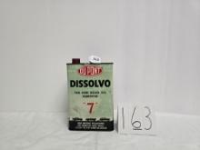 Dupont Dissolva Tar And Road Oil Remover "7" One Gallon Made In Usa Full