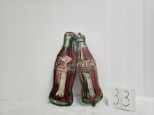 2 Tin Coca-cola Thermometers Fair Cond