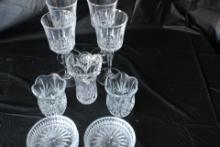 Cut Glassware Lot