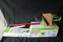 Green Works 22" Hedge Trimmer