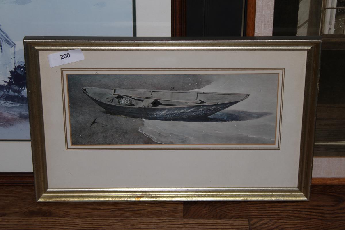 Andrew Wyeth Matted & Framed Print SPINDRIFT