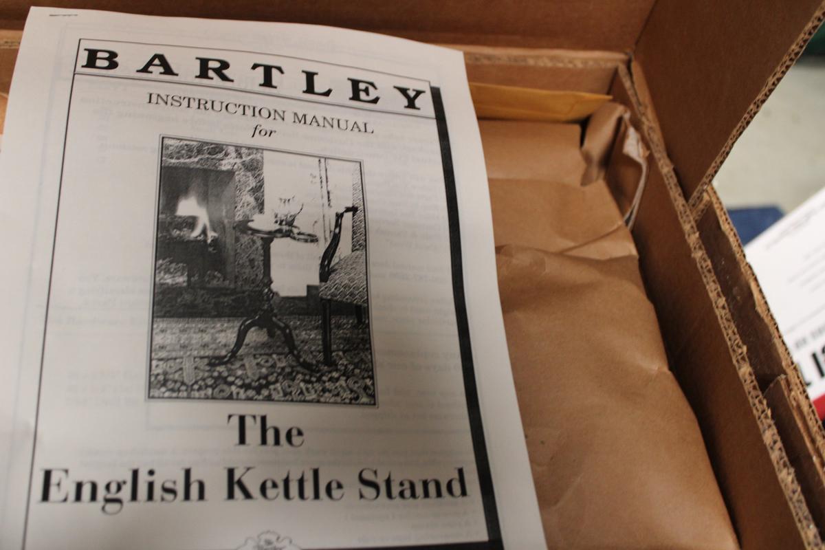 The Bartley Collection Kettle Stand and accessories