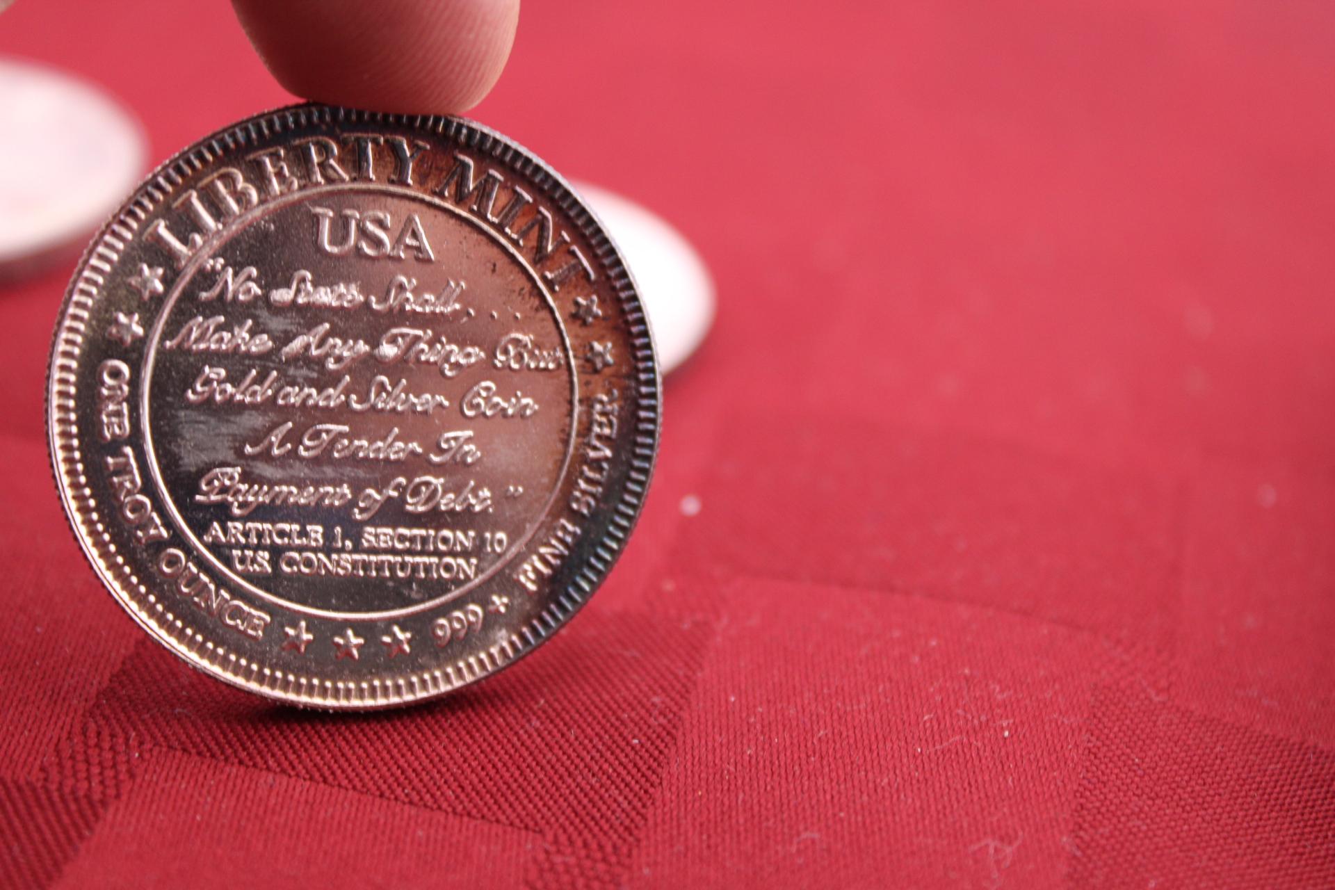 Liberty Mint Silver Coins (4)