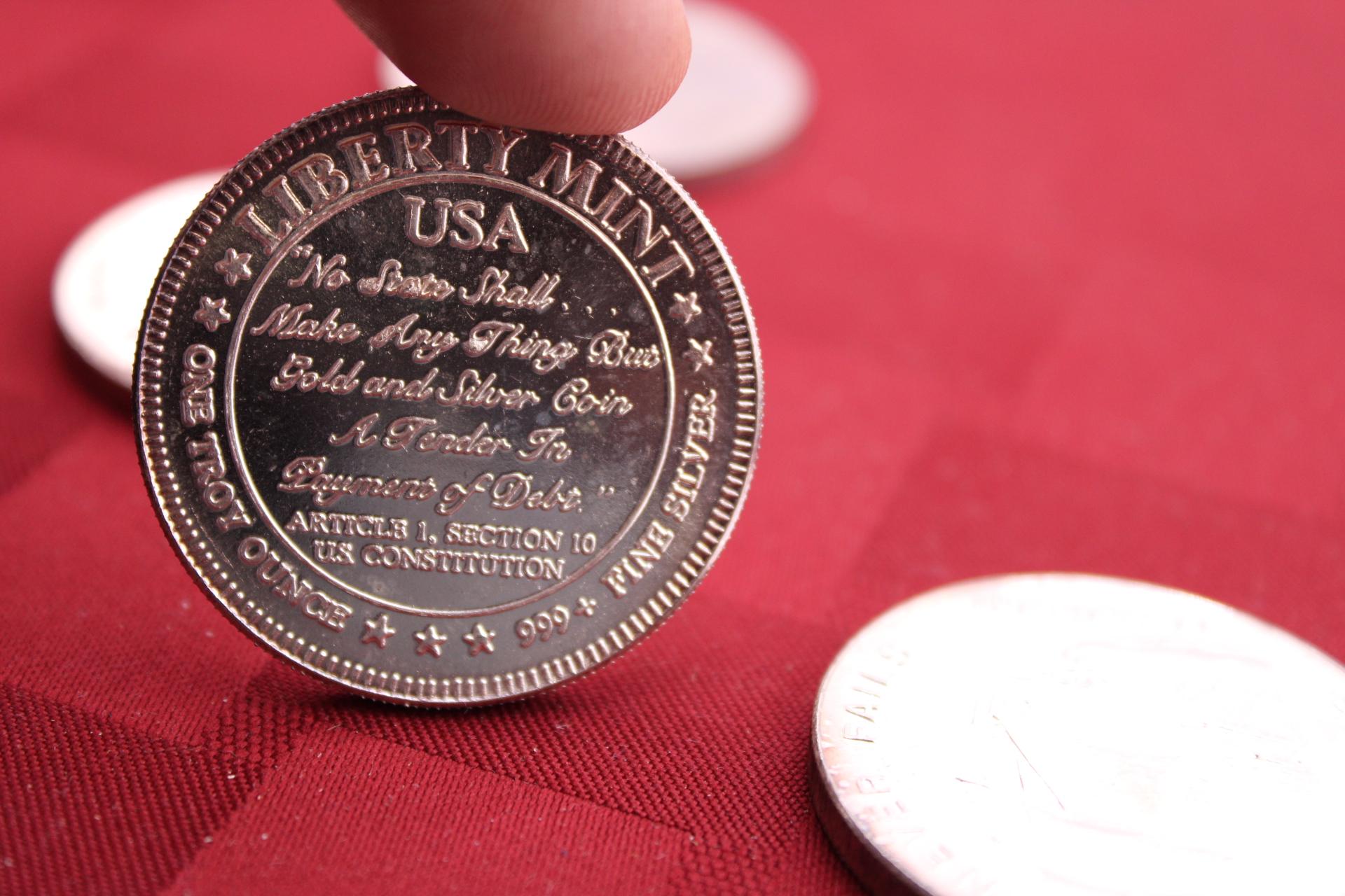 Liberty Mint Silver Coins (4)