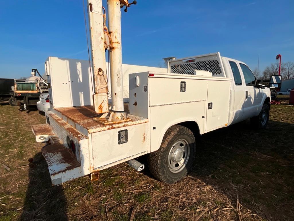 2011 FORD F350 4X4 UTILITY MECHANIC SERVICE TRUCK