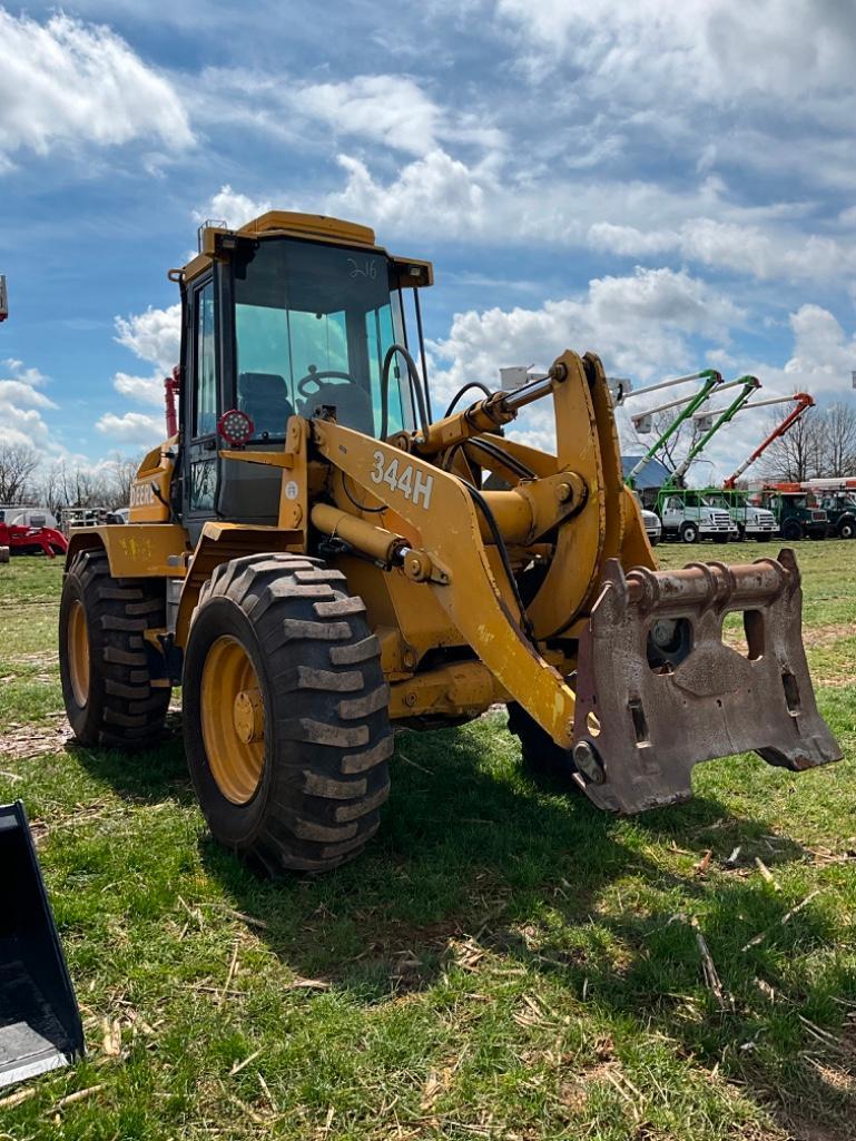 2002 JOHN DEERE 344H ARTICULATING WHEEL LOADER