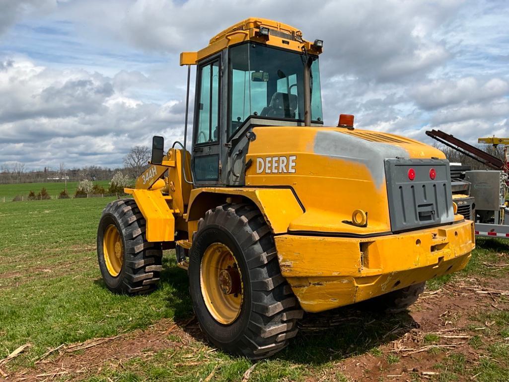 2002 JOHN DEERE 344H ARTICULATING WHEEL LOADER