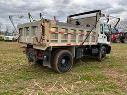 2002 GMC T8500 SINGLE AXLE DUMP TRUCK. WITH SNOW PUSHER