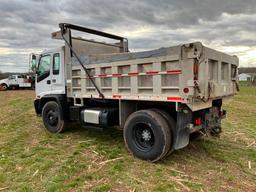 2002 GMC T8500 SINGLE AXLE DUMP TRUCK. WITH SNOW PUSHER