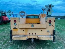 2008 FORD F350 EXTENDED CAB MECHANIC SERVICE TRUCK WITH CRANE.