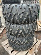 LOT OF 4 CAN AM MAVERICK RIMS & TIRES