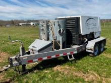 ECOQUIP DUSTLESS MOBILE SAND BLAST TRAILER