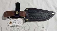 Handmade Knife and Sheath. Made by Retired Military Man. Each piece is unique and one of a kind.