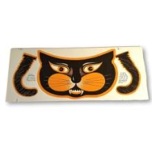 Vintage Cutout Black Cat Masks