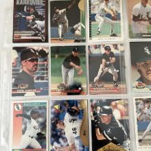 Lot of 1990's White Sox Baseball Trading Cards Assorted