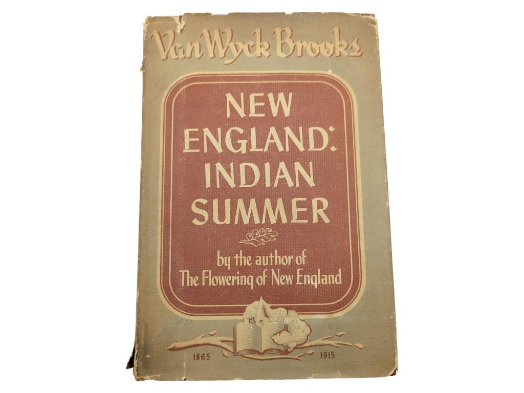 "New England: Indian Summer" by Van Wyck Brooks 1940