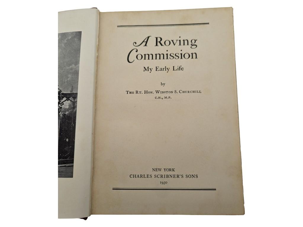 "A Roving Commission" by Winston S. Churchill 1930