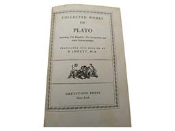 "Collected Works of Plato" Traslated by B. Jowett, M.A.
