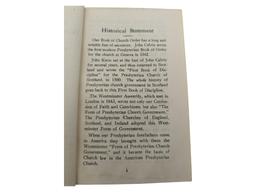 "The Book of Church Order of the Presbyterian Church in the United States" 1933