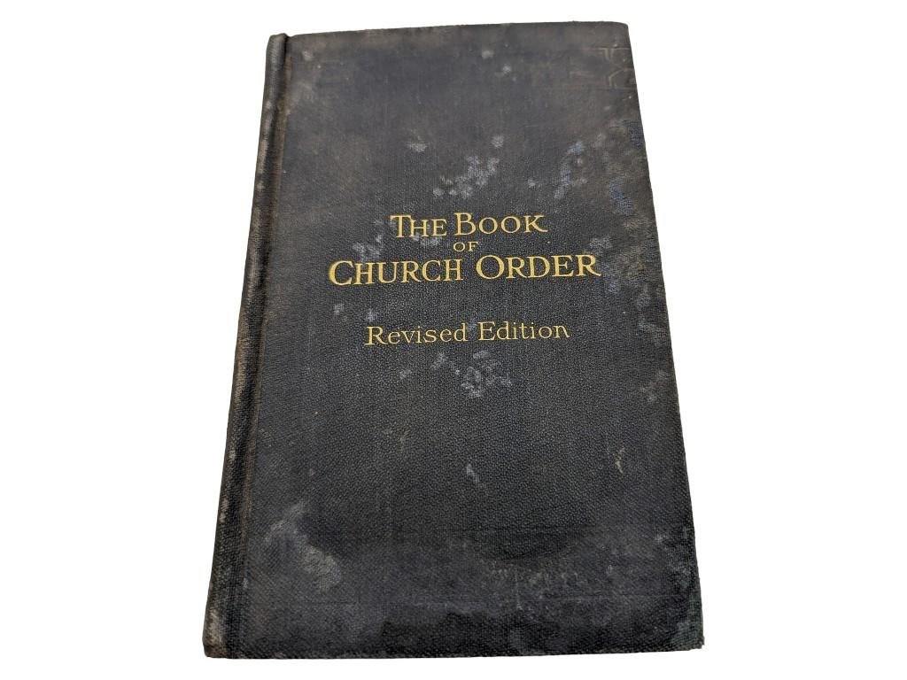 "The Book of Church Order of the Presbyterian Church in the United States" 1933