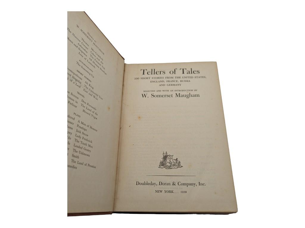 "Teller of Tales: A Definitive Anthology of the Short Story" by W. Somerset Maugham 1939