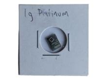 1g Platinum square - .999