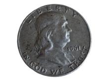 1961-P Franklin Half Dollar