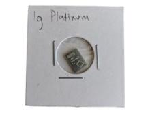 1g Platinum square - .999