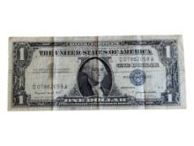 1957A $1 Bill with Blue Seal