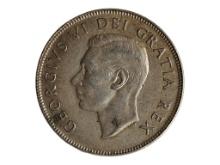 1952 Canadian 50 cent Coin - George VI