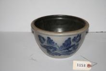 Pottery Bowl, Leaf Design