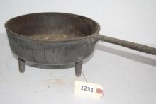 Cast Iron Footed Pan