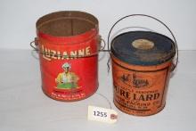 Antique Tins-Luzianne & Pure Lard