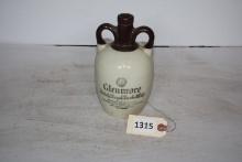 Glenmore Kentucky Whiskey Stoneware Jug Bottle