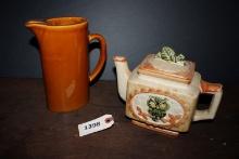 Tea pot and Pitcher