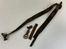 WWII GERMAN MILITARY LEATHER EQUIPMENT Y STRAPS